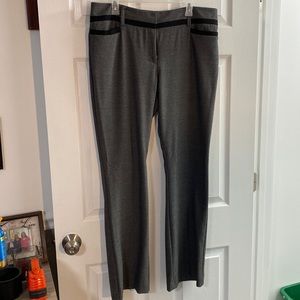 Gray dress pants.